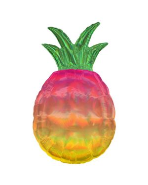 Iridescent Pineapple SuperShape Balloon - 31&quot; Foil
