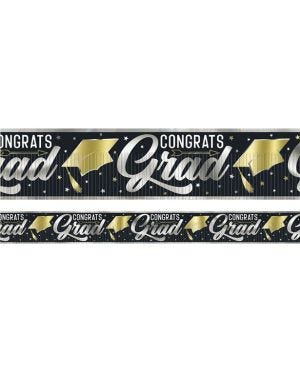 Graduation Foil Fringe Banner - 3.65m