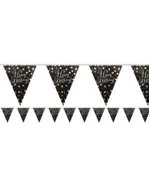 Sparkling Celebration Foil Happy Birthday Bunting - 4m