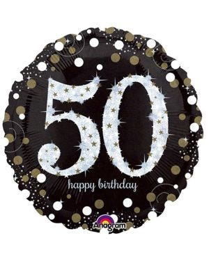 Sparkling Celebration 50th Birthday Balloon - 18&quot; Foil