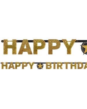 Sparkling Celebration Happy Birthday Letter Banner - 2.1m