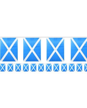 Scottish Flag Fabric Bunting - 6m