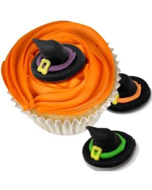 Witch Hat Sugar Cake Toppers (5pk)