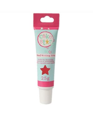 Cake Star Red Icing Writing - 25g