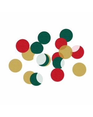 Red &amp; Green Mix Tissue Paper Confetti - 10g