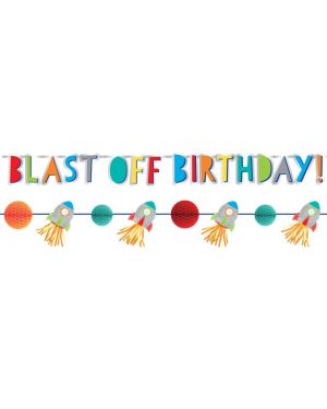 Blast Off Birthday Banner Kit (2pk)