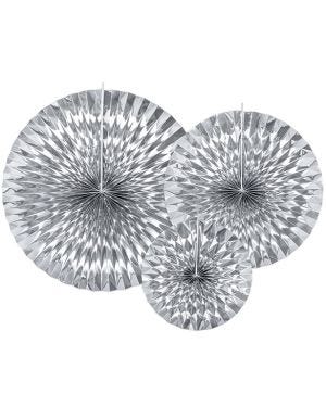Silver Fans (3pk)