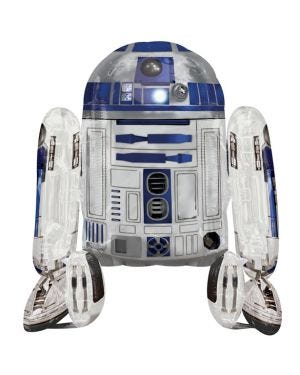 Star Wars R2-D2 Giant Foil Airwalker Balloon - 38&#039; x 34&quot;&#039;