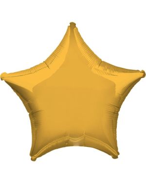 Gold Star Balloon - 19&quot; Foil