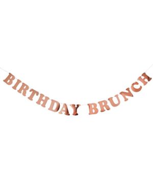 Birthday Brunch Paper Banner - 2m