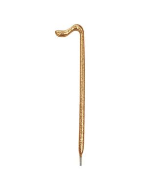 Gold Sparkler Number 1 Candle - 17.8cm