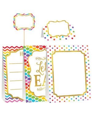 Rainbow Buffet Decorating Kit (12pk)