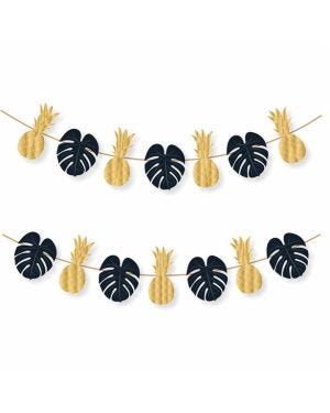 Flamingo Pineapple Paper Bunting 2.2m