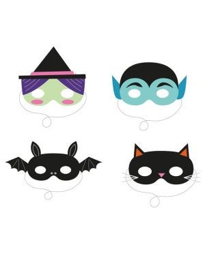 DIY Halloween Paper Masks