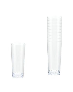 Clear Plastic Mini Cordial Glasses - 56ml (10pk)