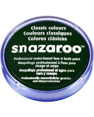 Snazaroo Dark Green Face Paint - 18ml