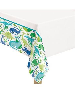 Dino-Roar Plastic Table Cover - 1.37m x 2.13m