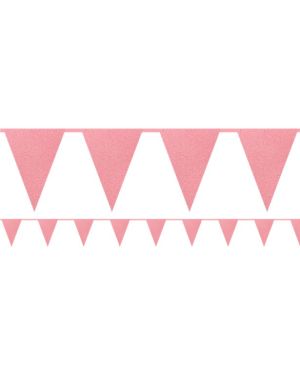 Rose Gold Glitter Paper Bunting - 6m