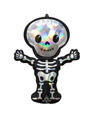 Iridescent Skeleton SuperShape Balloon - 34&quot; Foil