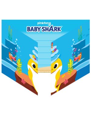 Baby Shark Party Invitations (8pk)