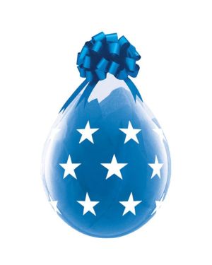 Big Stars Clear Stuffing Balloon - 18&#039;&#039; Latex (25pk)