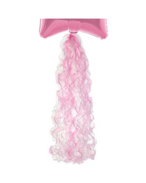 Pink Tissue Paper Balloon Tail - 86cm