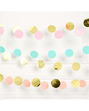 Pastel Hanging String Decorations - 2.13m (6pk)