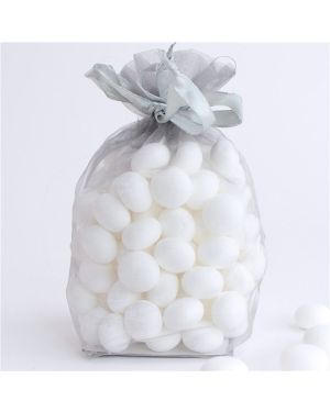 Silver Organza Bags - 15cm x 11cm (10pk)
