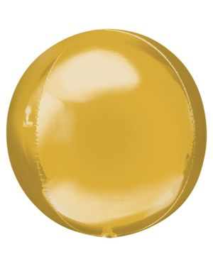 Gold Orbz Balloon - 16&quot; Foil