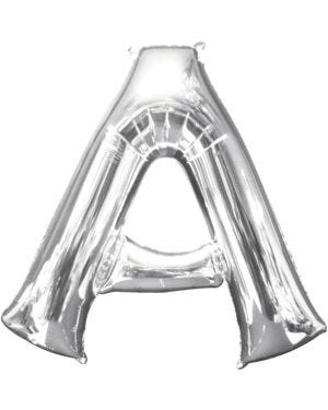 Silver Letter A Balloon - 34&quot; Foil