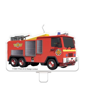 Fireman Sam Character Candle - 9cm