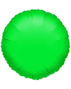 Green Round Balloon - 18&#039;&#039; Foil