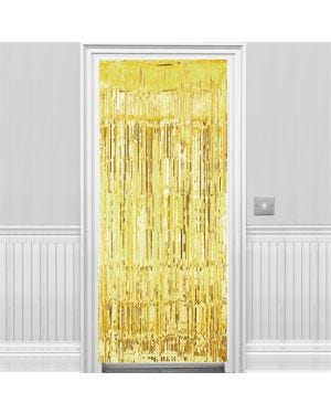 Gold Foil Door Curtain - 2.4m x 92cm