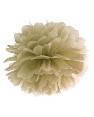 Gold Pom Pom Decoration - 25cm