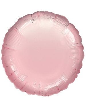 Pastel Pink Round Balloon - 18&#039;&#039; Foil - unpackaged