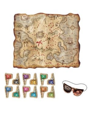 Pirate Treasure Map Game (14pcs)