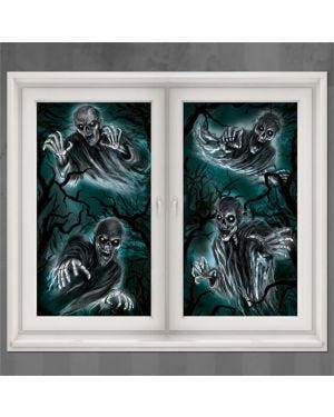 Ghost Silhouettes Window Decoration - 1.65m