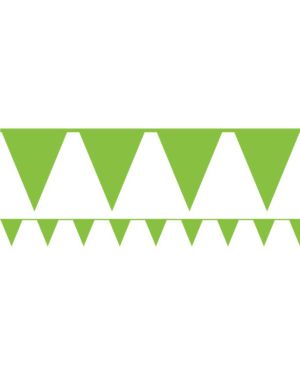 Lime Green Paper Bunting - 4.5m