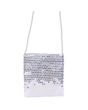 Silver Sequin Bag