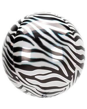 Orbz Zebra Print - 16&quot; Foil