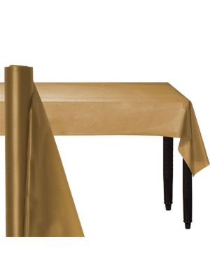 Gold Plastic Banqueting Roll - 30m x 1m