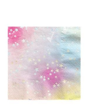 Girls Rule Hot Stamped Starry Lunch Napkin - 33cm (16pk)