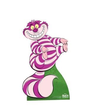 Mini  Cheshire Cat Cardboard Cutout - 93cm x  55cm