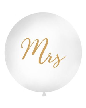 Gold Mrs Giant Balloon - 36&quot; Latex