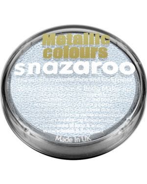 Snazaroo Electric Silver Face Paint - 18ml