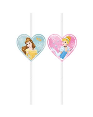 Disney Princess Live Your Story Paper Straws (4pk)