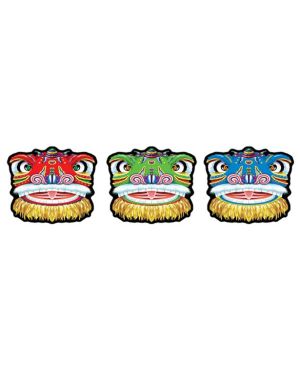Chinese New Year Dragon Cutouts - 40cm (3pk)