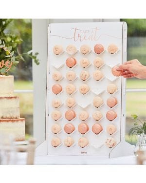 Botanical Wedding Macaron Stand - 60cm