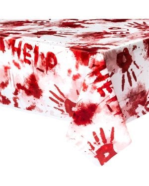 Bloody Plastic Tablecover - 1.4m x 2.6m
