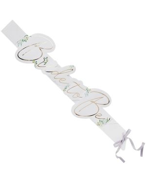 Botanical Hen Bride To Be Sash